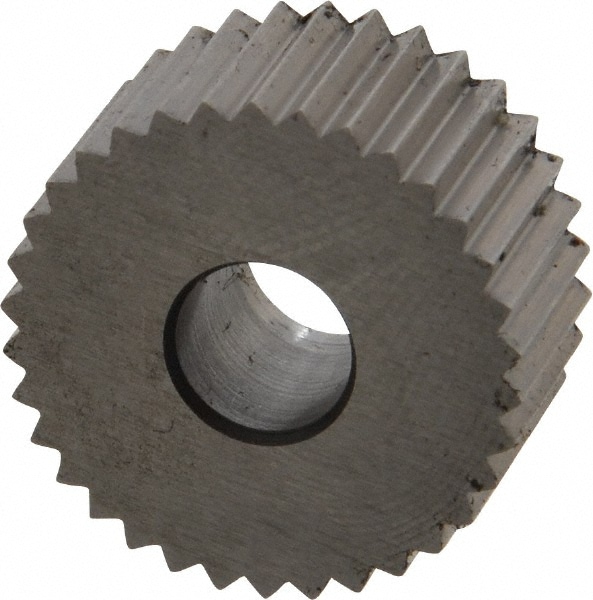 Made in USA KPS-214 Standard Knurl Wheel: 3/4" Dia, 90 ° Tooth Angle, 14 TPI, Straight, High Speed Steel Image