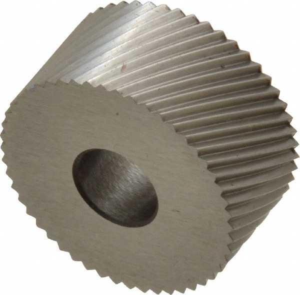 Made in USA KPR-221 Standard Knurl Wheel: 3/4" Dia, 90 ° Tooth Angle, 21 TPI, Diagonal, High Speed Steel Image