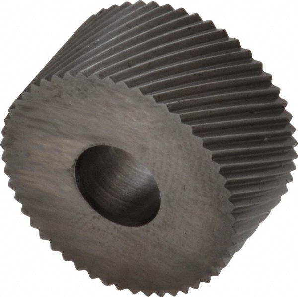 Made in USA KPR-225 Standard Knurl Wheel: 3/4" Dia, 90 ° Tooth Angle, 25 TPI, Diagonal, High Speed Steel Image