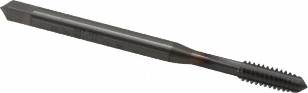 OSG 3110408 #10-24 Modified Bottoming RH 2B TiCN Solid Carbide 4-Flute Straight Flute Machine Tap Image