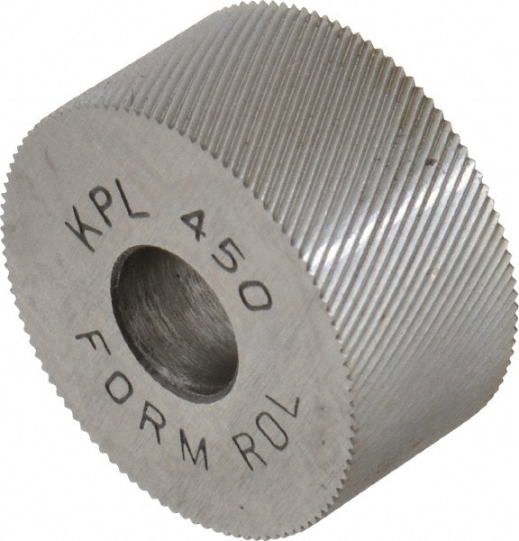 Made in USA KPL-450 Standard Knurl Wheel: 3/4" Dia, 70 ° Tooth Angle, 50 TPI, Diagonal, High Speed Steel Image