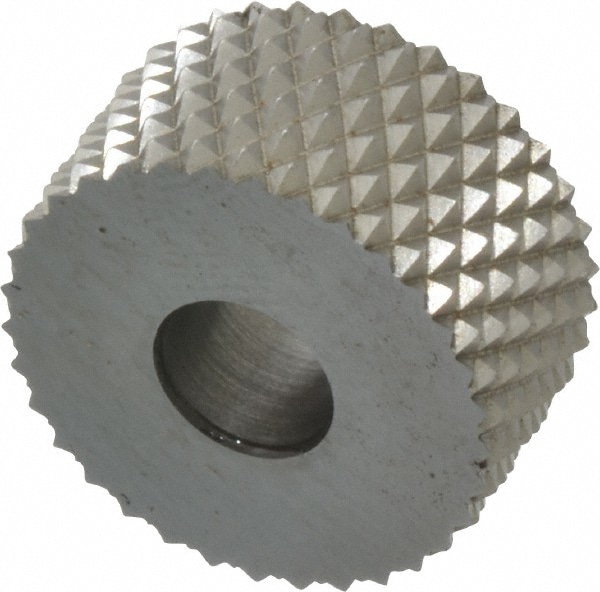 Made in USA KPM-216 Standard Knurl Wheel: 3/4" Dia, 90 ° Tooth Angle, 16 TPI, Diamond, High Speed Steel Image