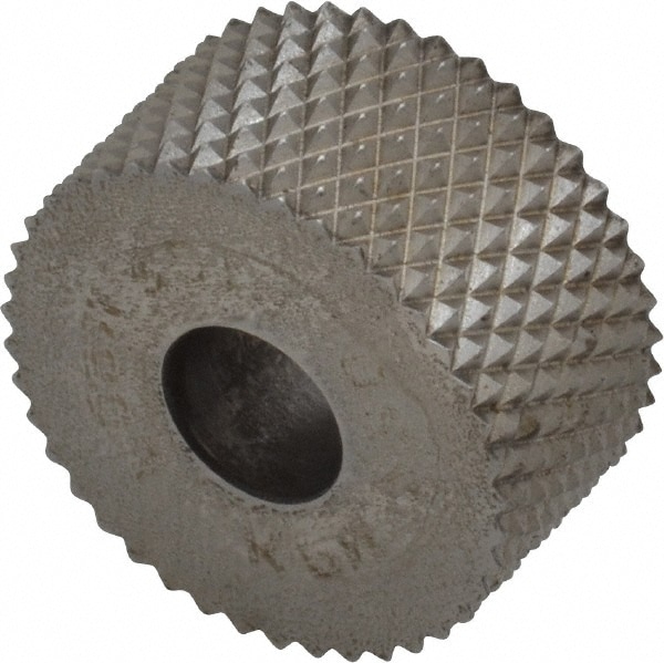 Made in USA KPM-220 Standard Knurl Wheel: 3/4" Dia, 90 ° Tooth Angle, 20 TPI, Diamond, High Speed Steel Image