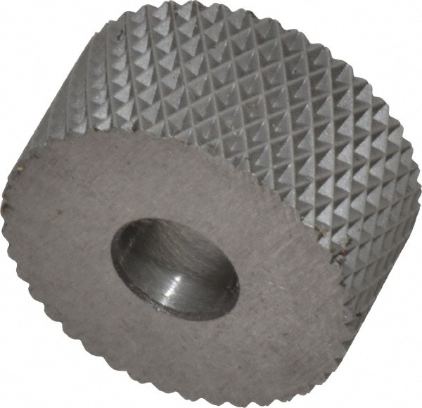 Made in USA KPF-220 Standard Knurl Wheel: 3/4" Dia, 90 ° Tooth Angle, 20 TPI, Diamond, High Speed Steel Image