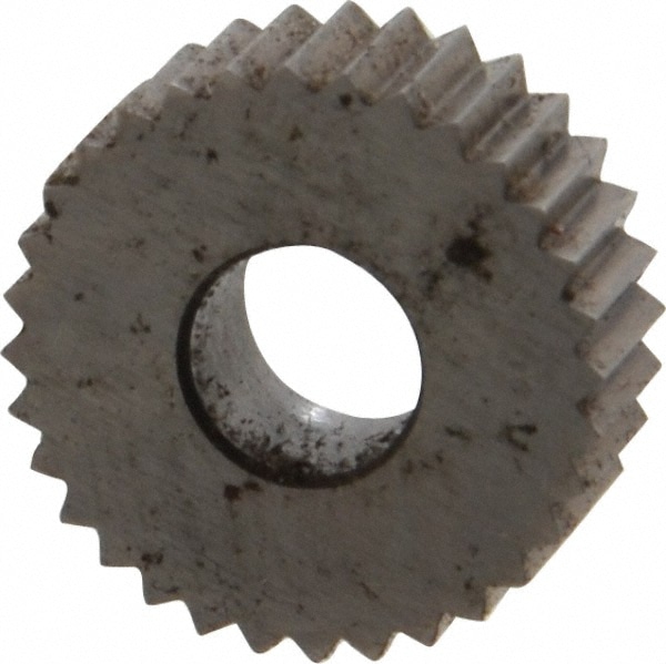 Made in USA EPSX220 Standard Knurl Wheel: 1/2" Dia, 90 ° Tooth Angle, 20 TPI, Straight, Cobalt Image