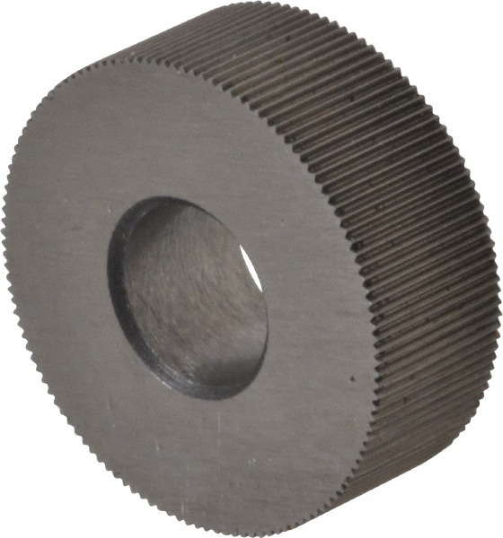 Made in USA EPSX480 Standard Knurl Wheel: 1/2" Dia, 70 ° Tooth Angle, 80 TPI, Straight, Cobalt Image