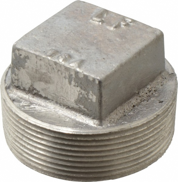 Latrobe Foundry 2" Aluminum Pipe Square Head Plug MSC Industrial