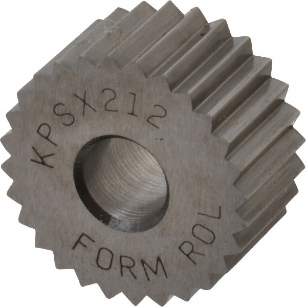 Made in USA KPSX212 Standard Knurl Wheel: 3/4" Dia, 90 ° Tooth Angle, 12 TPI, Straight, Cobalt Image