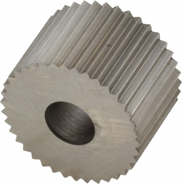 Made in USA KRS-216 Standard Knurl Wheel: 3/4" Dia, 90 ° Tooth Angle, 16 TPI, Straight, High Speed Steel Image