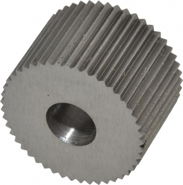 Made in USA KRS-220 Standard Knurl Wheel: 3/4" Dia, 90 ° Tooth Angle, 20 TPI, Straight, High Speed Steel Image