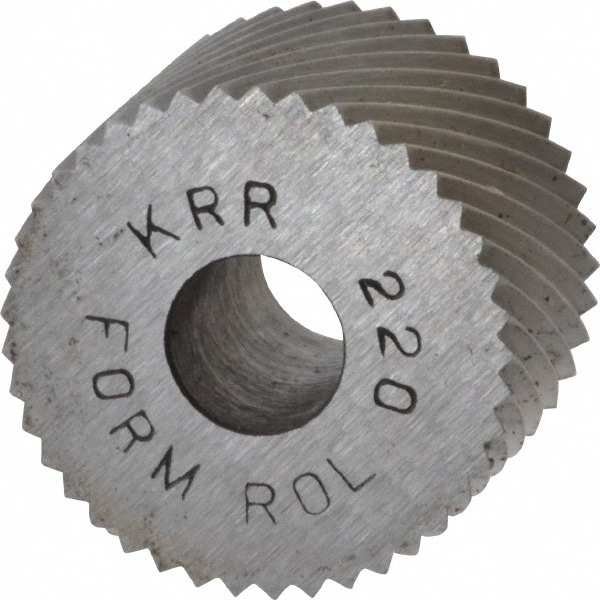 Made in USA KRR-220 Standard Knurl Wheel: 3/4" Dia, 90 ° Tooth Angle, 20 TPI, Diagonal, High Speed Steel Image