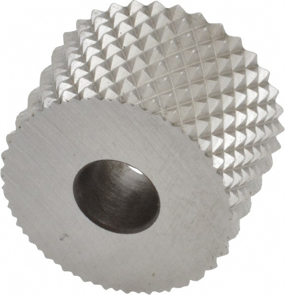 Made in USA KRM-216 Standard Knurl Wheel: 3/4" Dia, 90 ° Tooth Angle, 16 TPI, Diamond, High Speed Steel Image