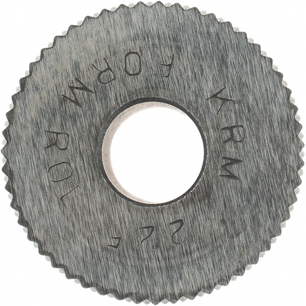 Made in USA KRM-225 Standard Knurl Wheel: 3/4" Dia, 90 ° Tooth Angle, 25 TPI, Diamond, High Speed Steel Image