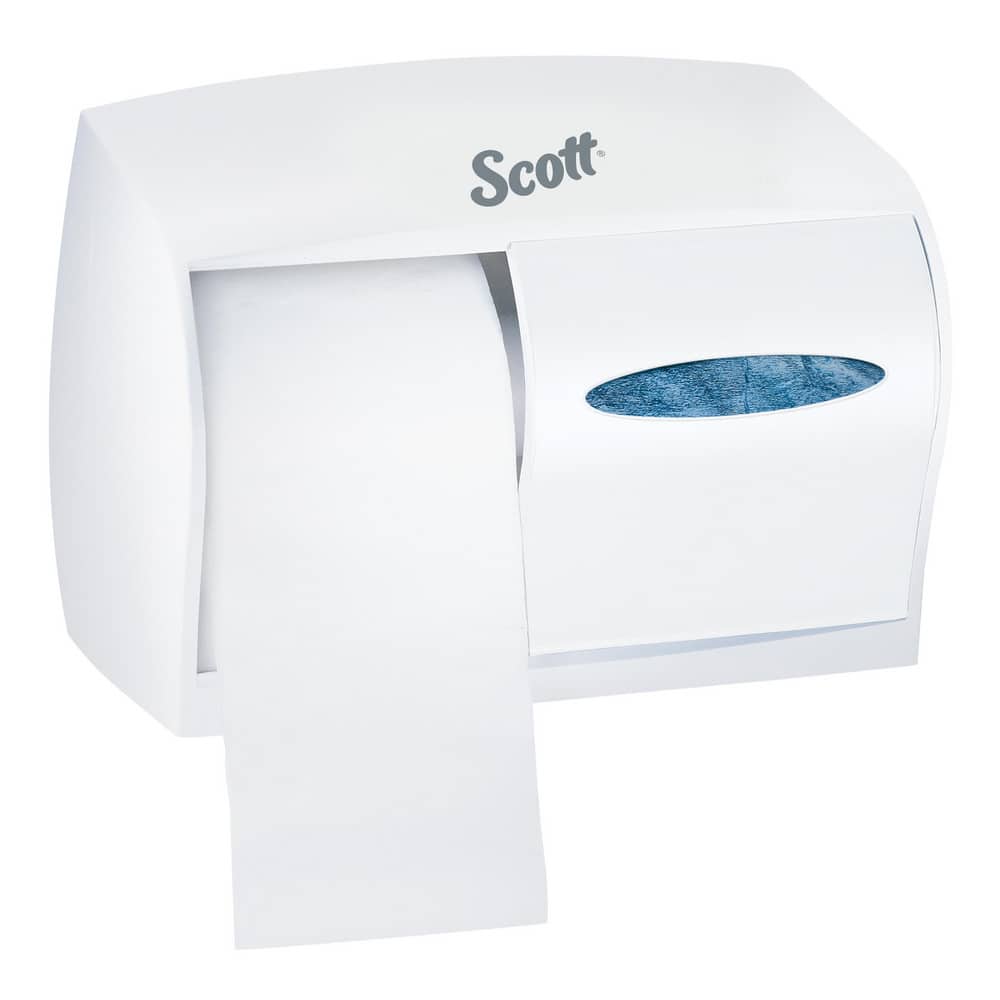 Coreless Double Roll Plastic Toilet Tissue Dispenser