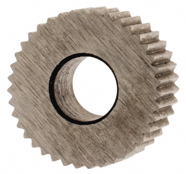 Made in USA BPS-240 Standard Knurl Wheel: 5/16" Dia, 90 ° Tooth Angle, 40 TPI, Straight, High Speed Steel Image