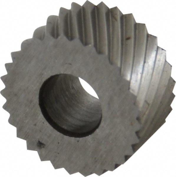 Made in USA BPL-235 Standard Knurl Wheel: 5/16" Dia, 90 ° Tooth Angle, 35 TPI, Diagonal, High Speed Steel Image