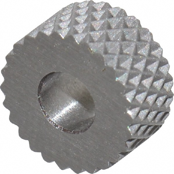 Made in USA BPF-230 Standard Knurl Wheel: 5/16" Dia, 90 ° Tooth Angle, 30 TPI, Diamond, High Speed Steel Image