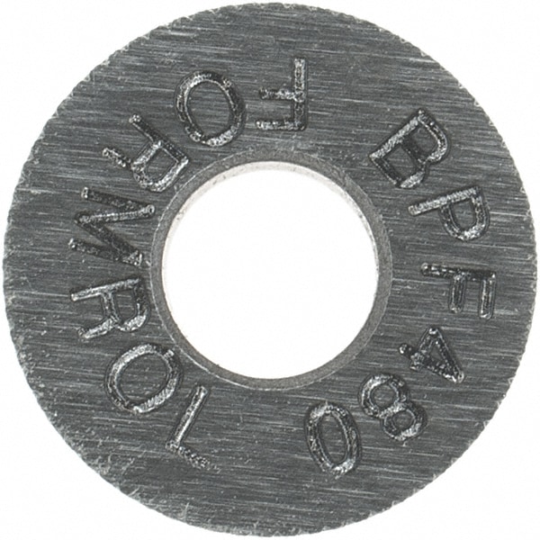 Made in USA BPF-480 Standard Knurl Wheel: 5/16" Dia, 70 ° Tooth Angle, 80 TPI, Diamond, High Speed Steel Image