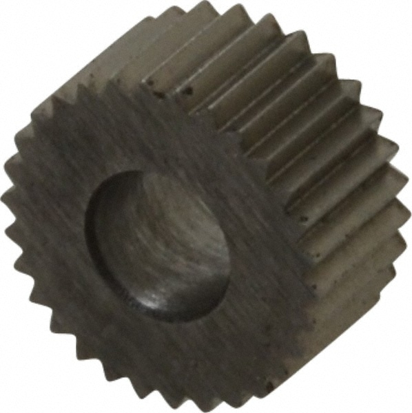 Made in USA BPSX096 Standard Knurl Wheel: 5/16" Dia, 80 ° Tooth Angle, Straight, Cobalt Image