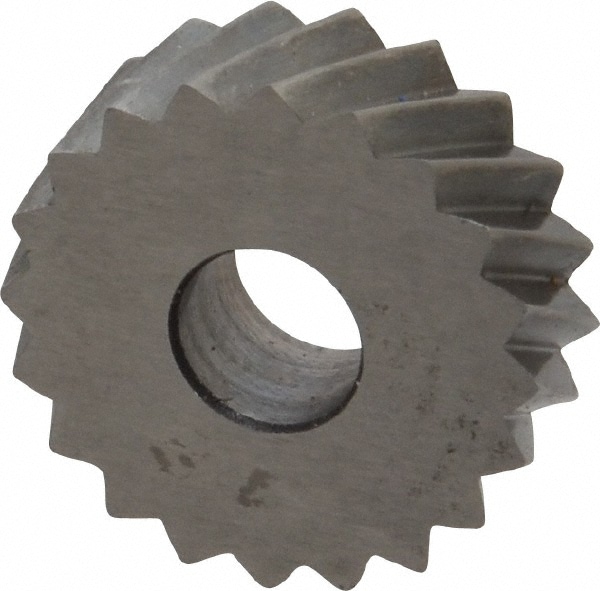 Made in USA KNL-210 Standard Knurl Wheel: 3/4" Dia, 90 ° Tooth Angle, 10 TPI, Diagonal, High Speed Steel Image