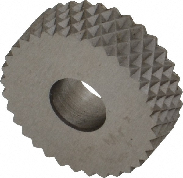 Made in USA KNF-216 Standard Knurl Wheel: 3/4" Dia, 90 ° Tooth Angle, 16 TPI, Diamond, High Speed Steel Image