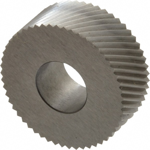 Made in USA PHR-216 Standard Knurl Wheel: 1-1/4" Dia, 90 ° Tooth Angle, 16 TPI, Diagonal, High Speed Steel Image