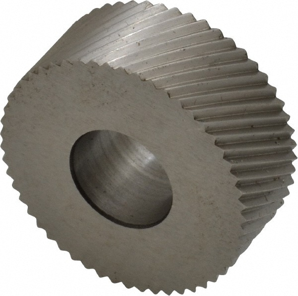 Made in USA PHRX216 Standard Knurl Wheel: 1-1/4" Dia, 90 ° Tooth Angle, 16 TPI, Diagonal, Cobalt Image