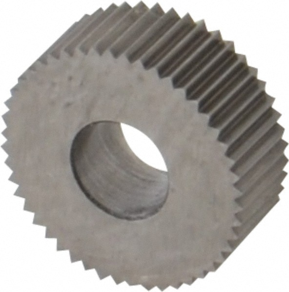 Made in USA EPS-096 Standard Knurl Wheel: 1/2" Dia, 80 ° Tooth Angle, Straight, High Speed Steel Image