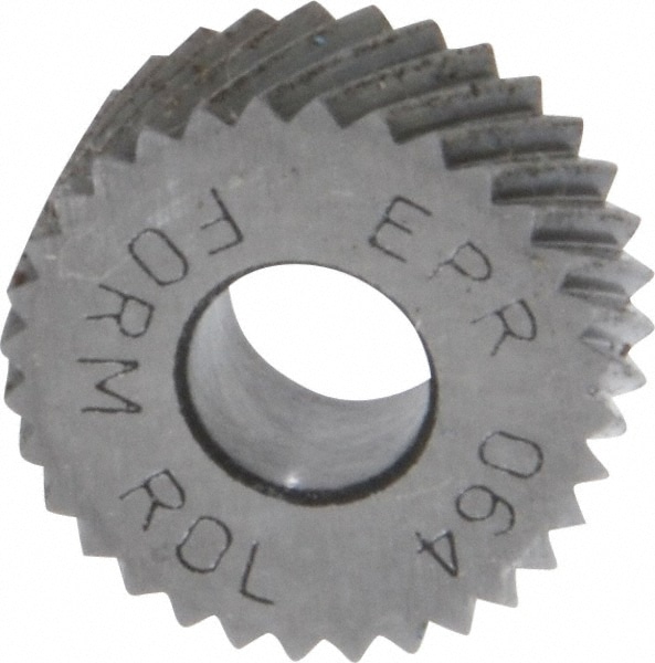 Made in USA EPR-064 Standard Knurl Wheel: 1/2" Dia, 80 ° Tooth Angle, Diagonal, High Speed Steel Image