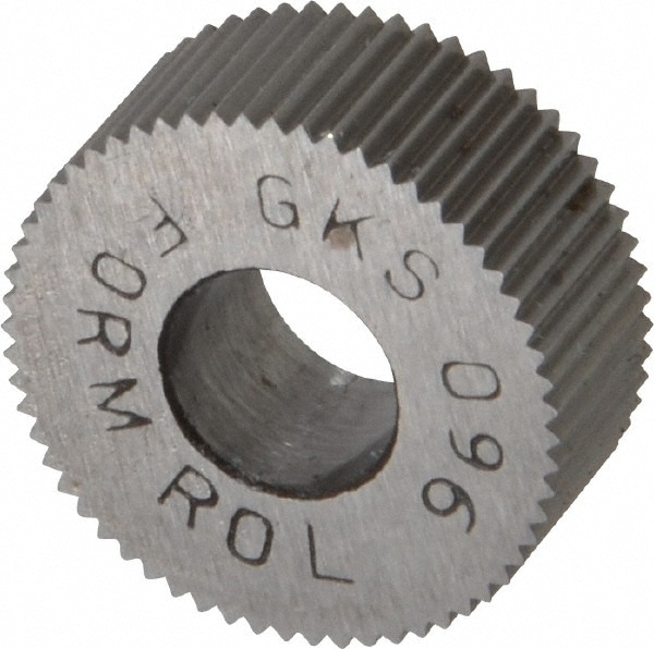 Made in USA GKS-096 Standard Knurl Wheel: 5/8" Dia, 80 ° Tooth Angle, Straight, High Speed Steel Image