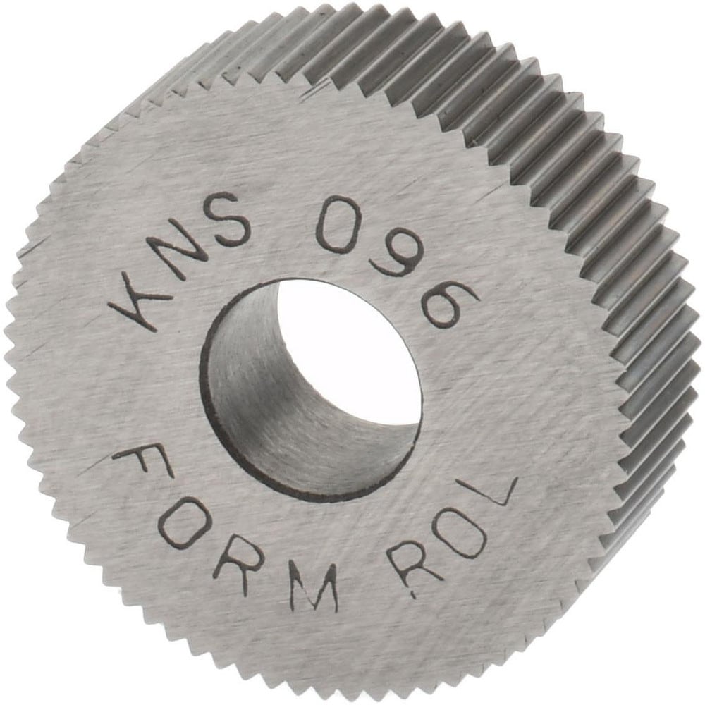 Made in USA KNS-096 Standard Knurl Wheel: 3/4" Dia, 80 ° Tooth Angle, Straight, High Speed Steel Image