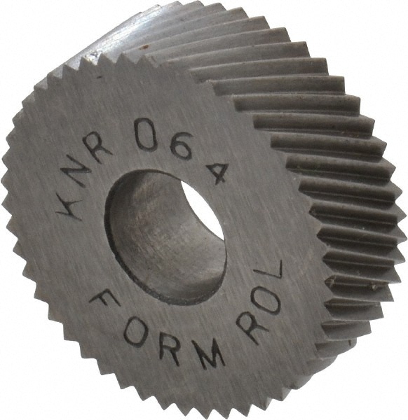 Made in USA KNR-064 Standard Knurl Wheel: 3/4" Dia, 80 ° Tooth Angle, Diagonal, High Speed Steel Image