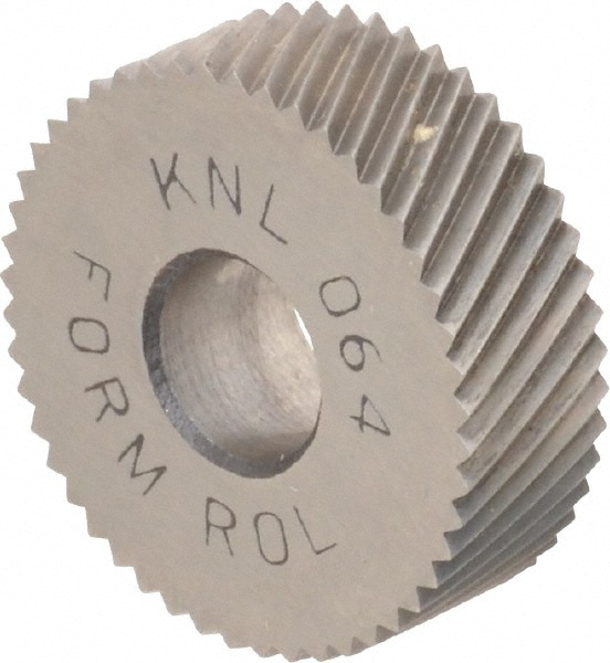 Made in USA KNL-064 Standard Knurl Wheel: 3/4" Dia, 80 ° Tooth Angle, Diagonal, High Speed Steel Image