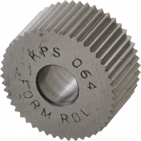 Made in USA KPS-064 Standard Knurl Wheel: 3/4" Dia, 80 ° Tooth Angle, Straight, High Speed Steel Image