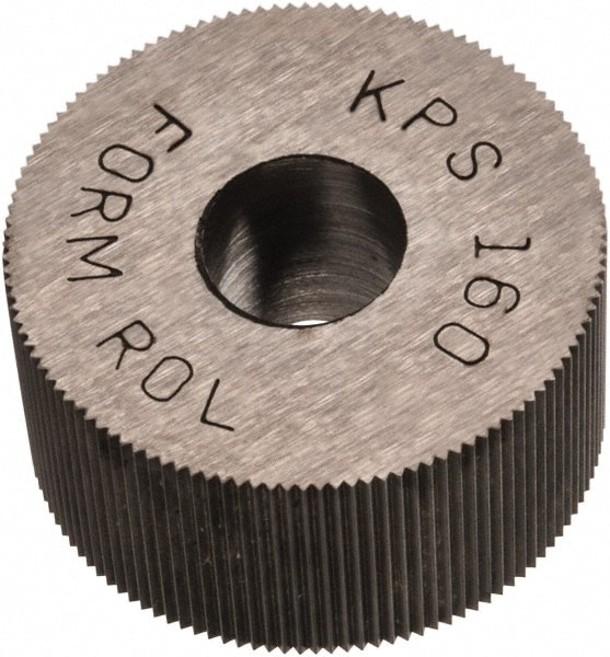 Made in USA KPS-160 Standard Knurl Wheel: 3/4" Dia, 80 ° Tooth Angle, Straight, High Speed Steel Image