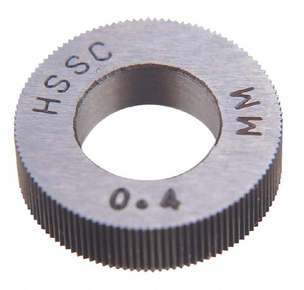 Standard Knurl Wheel: 0.846" Dia, 90 ° Tooth Angle, 42 TPI, Straight, Cobalt