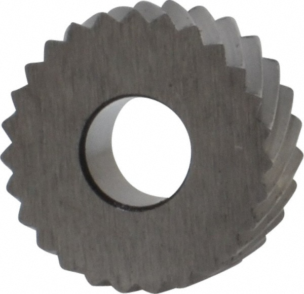 Made in USA EPLX220 Standard Knurl Wheel: 1/2" Dia, 90 ° Tooth Angle, 20 TPI, Diagonal, Cobalt Image