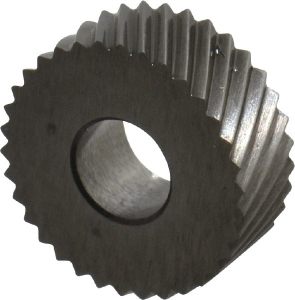 Made in USA EPLX225 Standard Knurl Wheel: 1/2" Dia, 90 ° Tooth Angle, 25 TPI, Diagonal, Cobalt Image