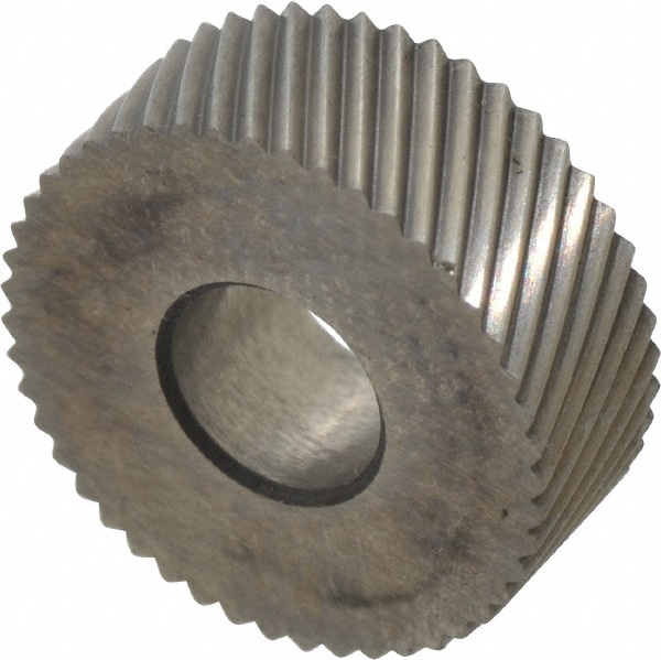 Made in USA EPLX235 Standard Knurl Wheel: 1/2" Dia, 90 ° Tooth Angle, 35 TPI, Diagonal, Cobalt Image