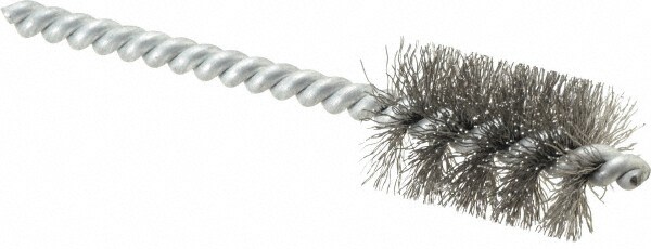 5/8 Inch Inside Diameter, 13/16 Inch Actual Brush Diameter, Carbon Steel, Power Fitting and Cleaning Brush