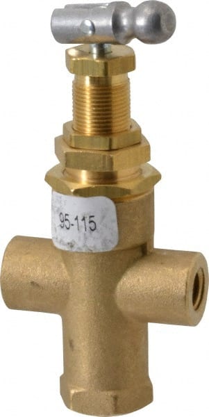 Midwest Control P2595-115 Air Compressor Pilot Valve: 1.12" OAD, 3.78" OAH, Use with Compressed Air System 