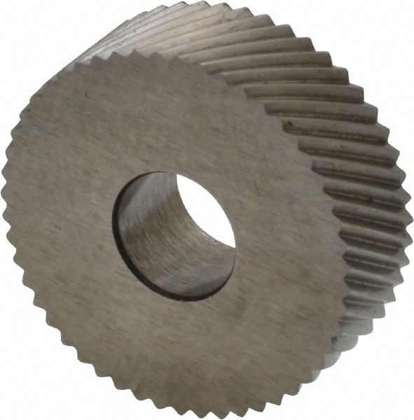 Made in USA KNRX225 Standard Knurl Wheel: 3/4" Dia, 90 ° Tooth Angle, 25 TPI, Diagonal, Cobalt Image