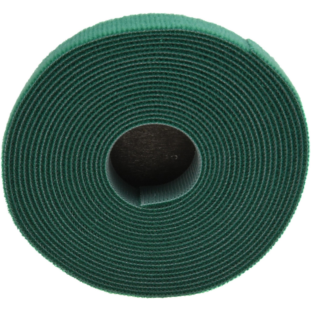 SpeedTech | SpeedWrap ES Cable Tie: 15' Long, Green, Nylon & Polyethylene, Hook & Loop Strap - 50 lb Tensile Strength | Part #SWR.75X5GN