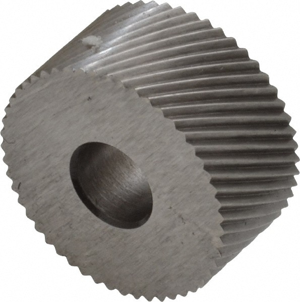 Made in USA KPRX225 Standard Knurl Wheel: 3/4" Dia, 90 ° Tooth Angle, 25 TPI, Diagonal, Cobalt Image