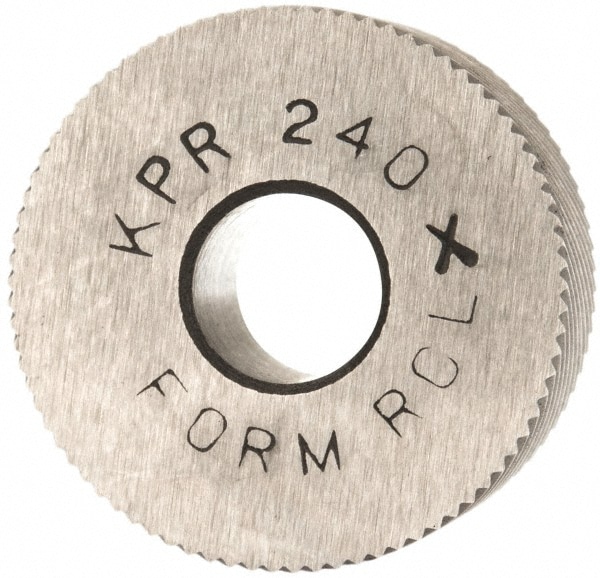 Made in USA KPRX240 Standard Knurl Wheel: 3/4" Dia, 90 ° Tooth Angle, 40 TPI, Diagonal, Cobalt Image