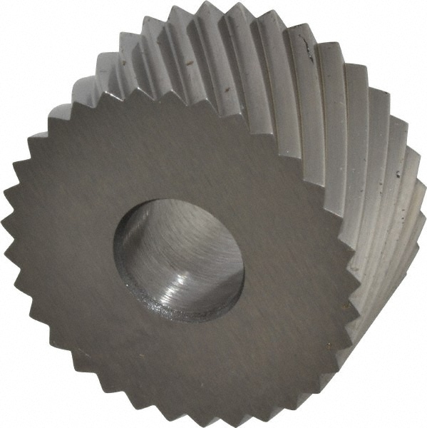 Made in USA KPLX216 Standard Knurl Wheel: 3/4" Dia, 90 ° Tooth Angle, 16 TPI, Diagonal, Cobalt Image