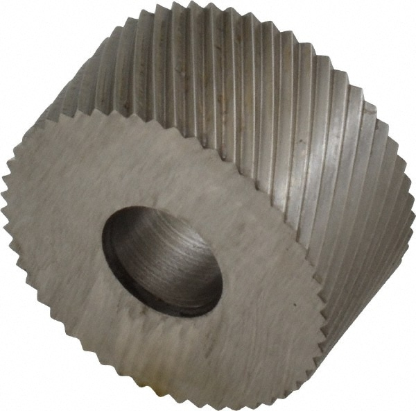 Made in USA KPLX225 Standard Knurl Wheel: 3/4" Dia, 90 ° Tooth Angle, 25 TPI, Diagonal, Cobalt Image