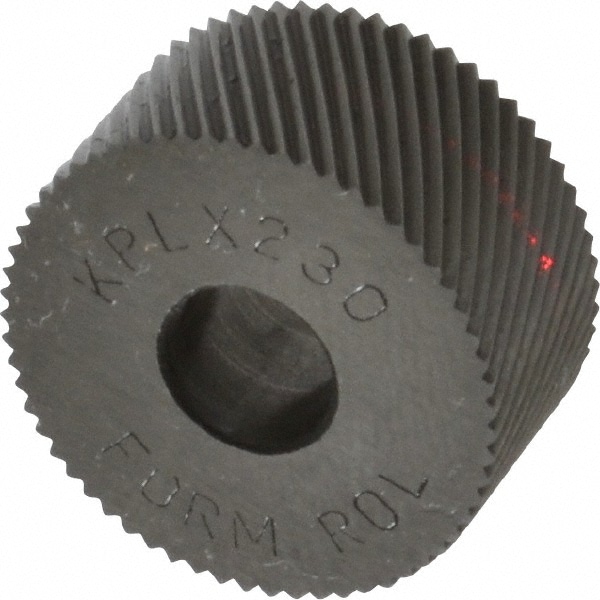 Made in USA KPLX230 Standard Knurl Wheel: 3/4" Dia, 90 ° Tooth Angle, 30 TPI, Diagonal, Cobalt Image