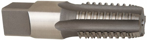 3/8-18 NPT, 5 Flutes, Bright Finish, High Speed Steel, Interrupted Thread Pipe Tap