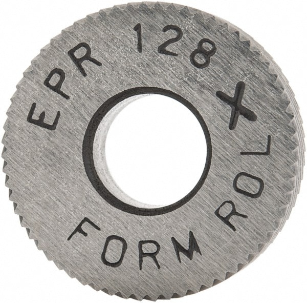 Made in USA EPRX128 Standard Knurl Wheel: 1/2" Dia, 80 ° Tooth Angle, Diagonal, Cobalt Image